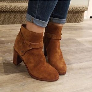 Via Spiga Brown Suede Ankle Boots 6.5M